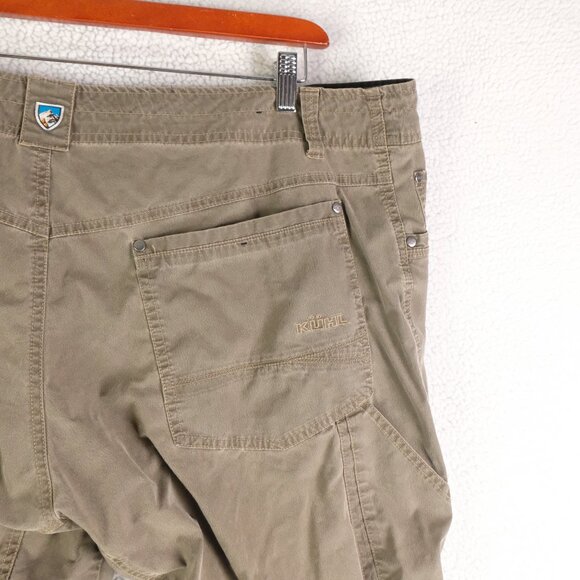 Kuhl Jeans Mens 40X30 Olive Green Revolvr Lightweight Stretch Hiking Outdoor - Picture 4 of 13